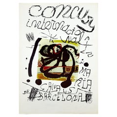 Poster of Concurs Internacional Maria Canals by Joan Miró, circa 1979.