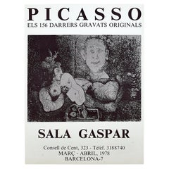 Poster of the exhibition Gaspar Room. 156 Engravings by Picasso, circa 1978