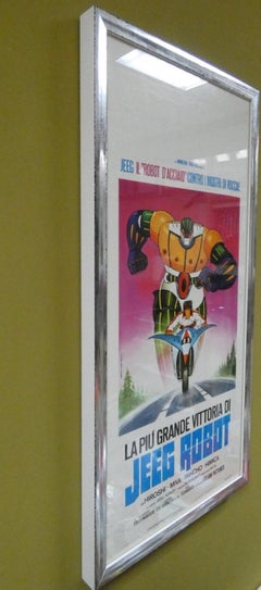 Original Erstausgabe Plakat von 'Jeeg Robot', Mario Piovano, Studio Paradiso
