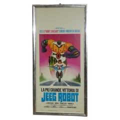 Póster original de la primera edición de "Jeeg Robot", Mario Piovano, Studio Paradiso