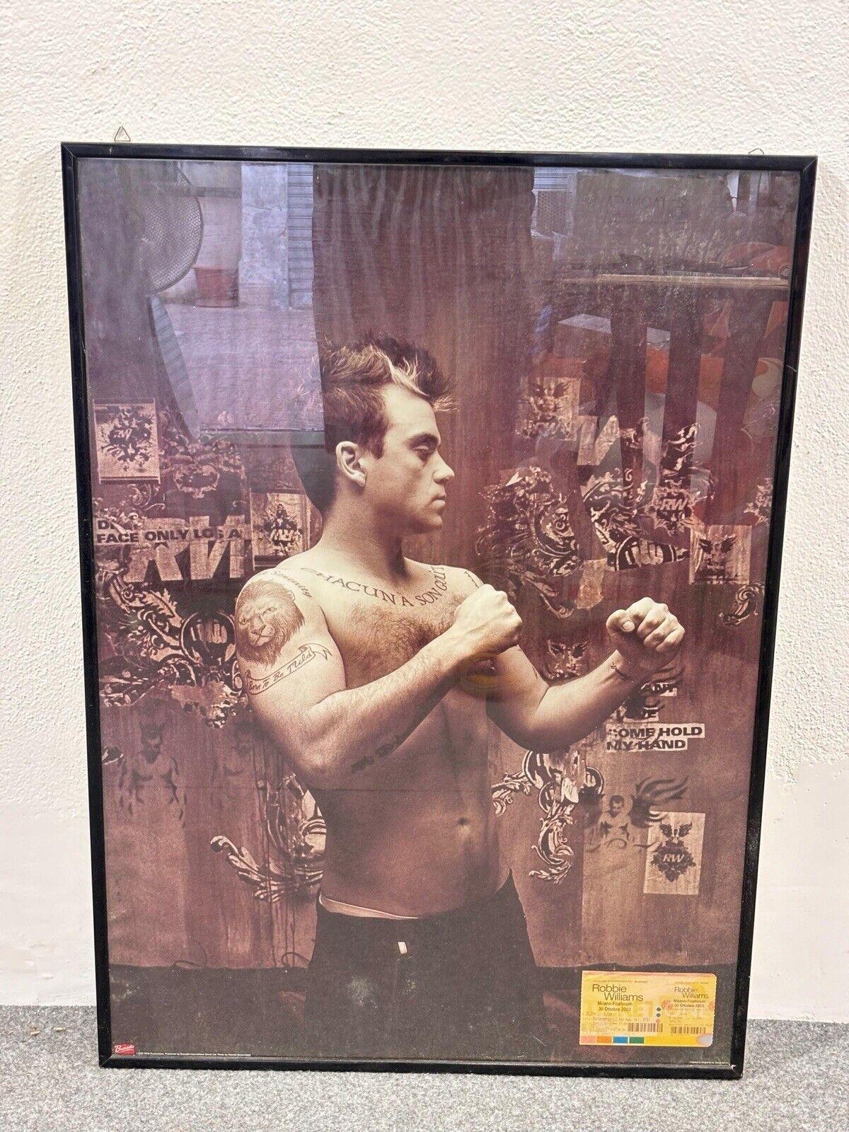 Poster Robbie Williams con Biglietto Concerto Milano 30 Ottobre 2003.




Misure:

Altezza 92,5 cm

Larghezza 66 cm


In buone condizioni conservative, presenti segni del tempo dovuti all’utilizzo e all’età. (Vedi foto)