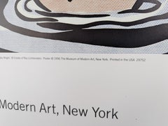 Poster Roy Lichtenstein Ragazza che annega MoMA New York 1996