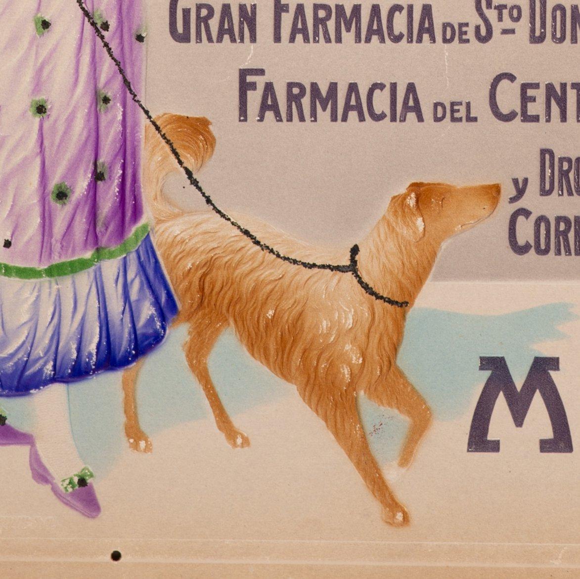 Cartel, Agua de Colonia Santo Domingo de Alquézar. Madrid, posiblemente hacia 1900. Otro