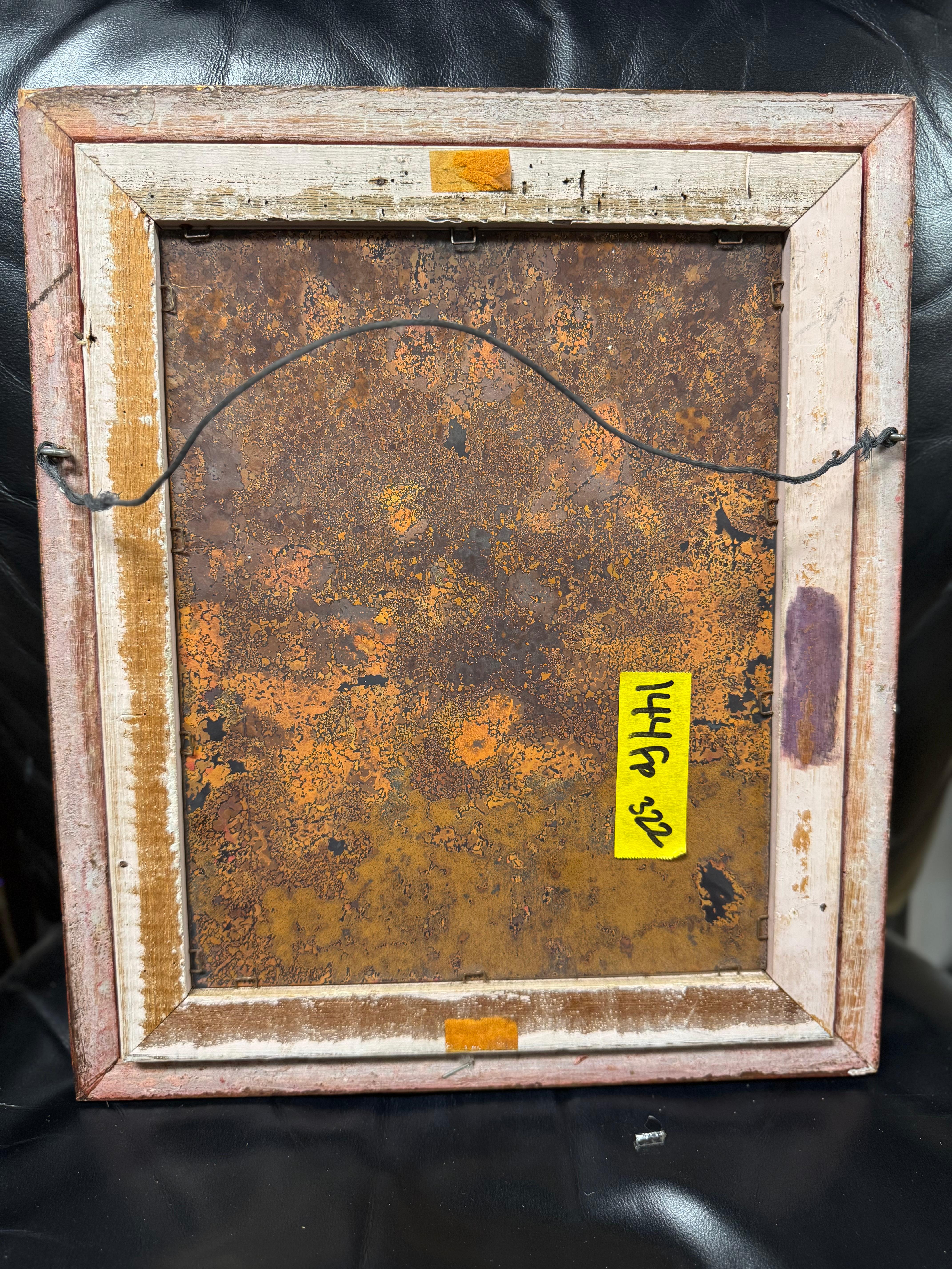 Obra póstuma de Marino Marini Esmalte sobre placa de cobre Estadounidense en venta