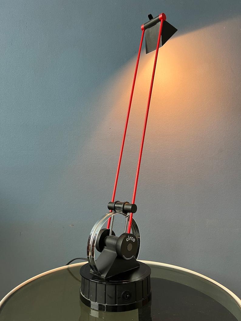 Post-Modern Postmoder Circo Table Lamp by Linke Plewa, 80s For Sale