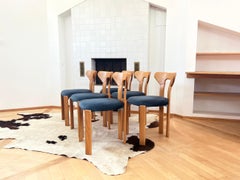 Postmodern 1970s Set of 6 Chairs by Bruno Rey for Dietiker, 1970s
