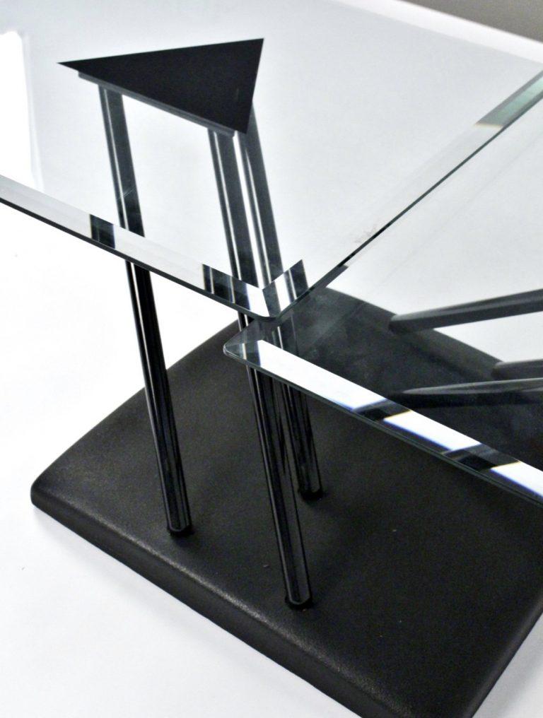 Postmodern 1980s Adjustable Cocktail Table by Italian Manufacturer ...