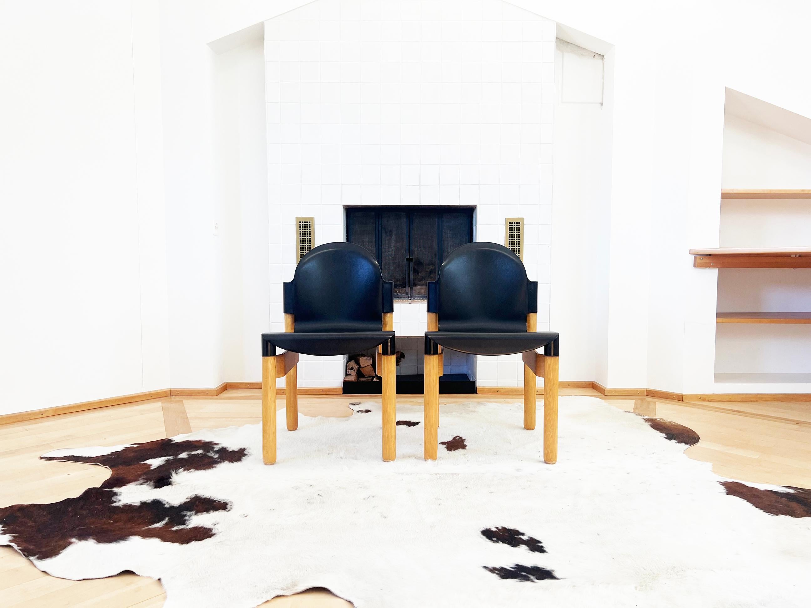 Fin du 20e siècle Postmod 80s Flex 2000  (32 disponibles) Chaises empilables Gerd Lange Thonet en hêtre -8 pièces en vente