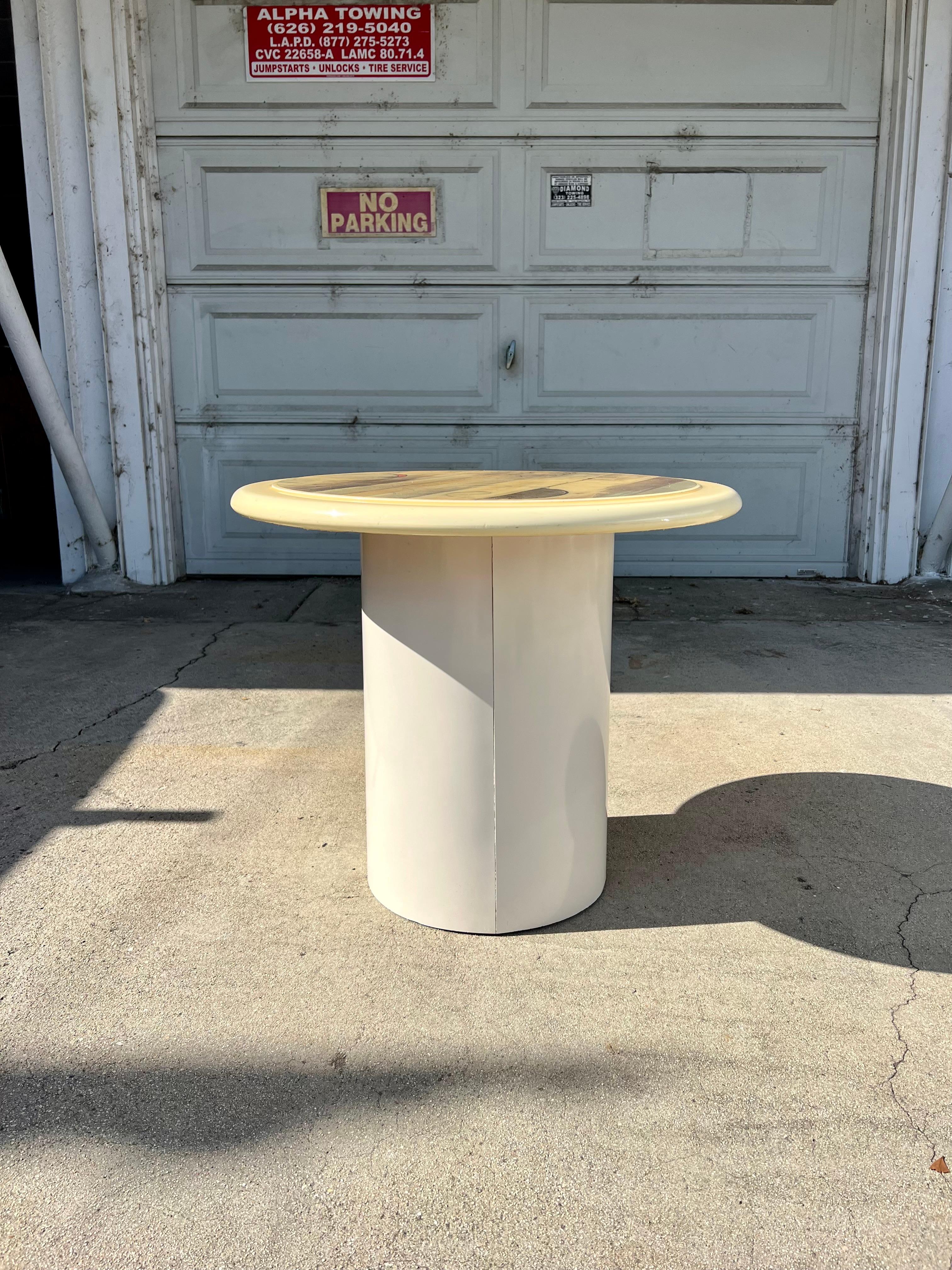 Postmodern Abstract Art Mushroom Side Table 4