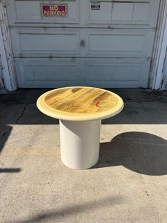 Table d'appoint champignon art abstrait postmoderne