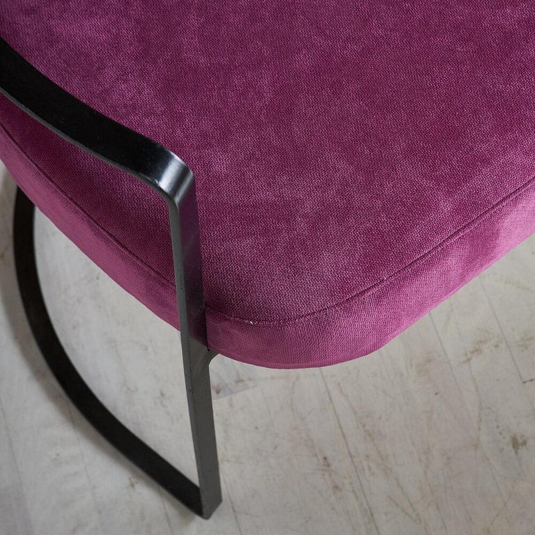 Postmodern Accent Chair In Fuschia For Sale At 1stdibs