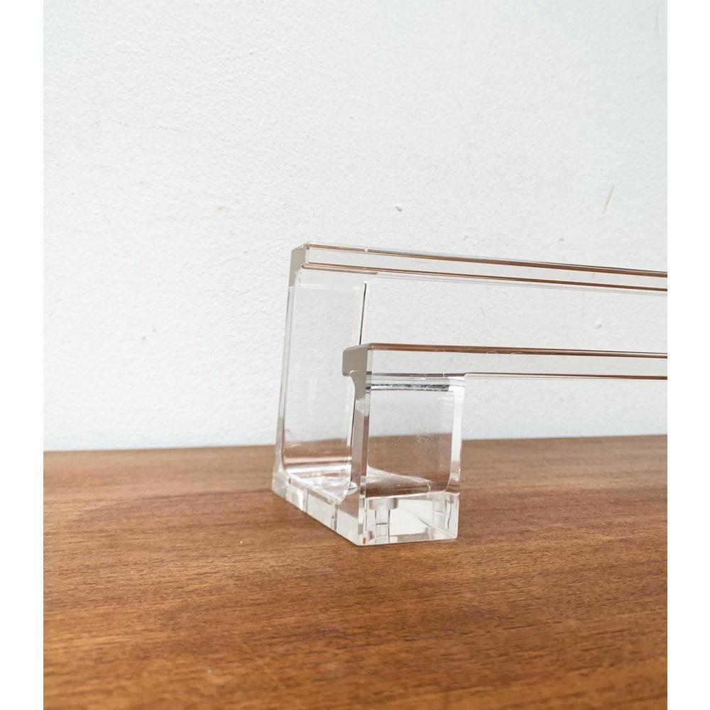 Postmodern Acrylic Warderobe or Towel Holder, 1980s For Sale 7
