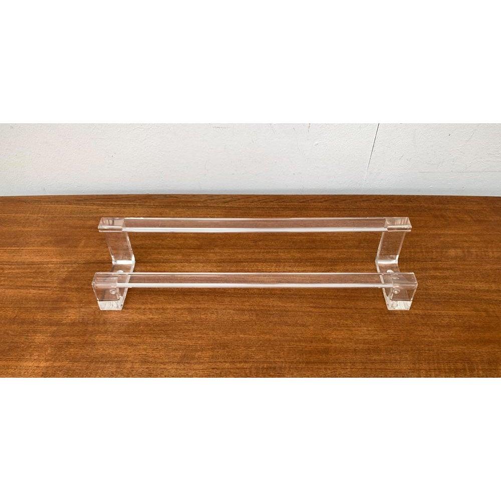 Postmodern Acrylic Warderobe or Towel Holder, 1980s For Sale 3