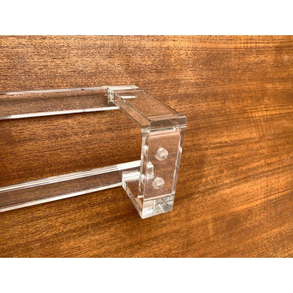 Postmodern Acrylic Warderobe or Towel Holder, 1980s For Sale 4