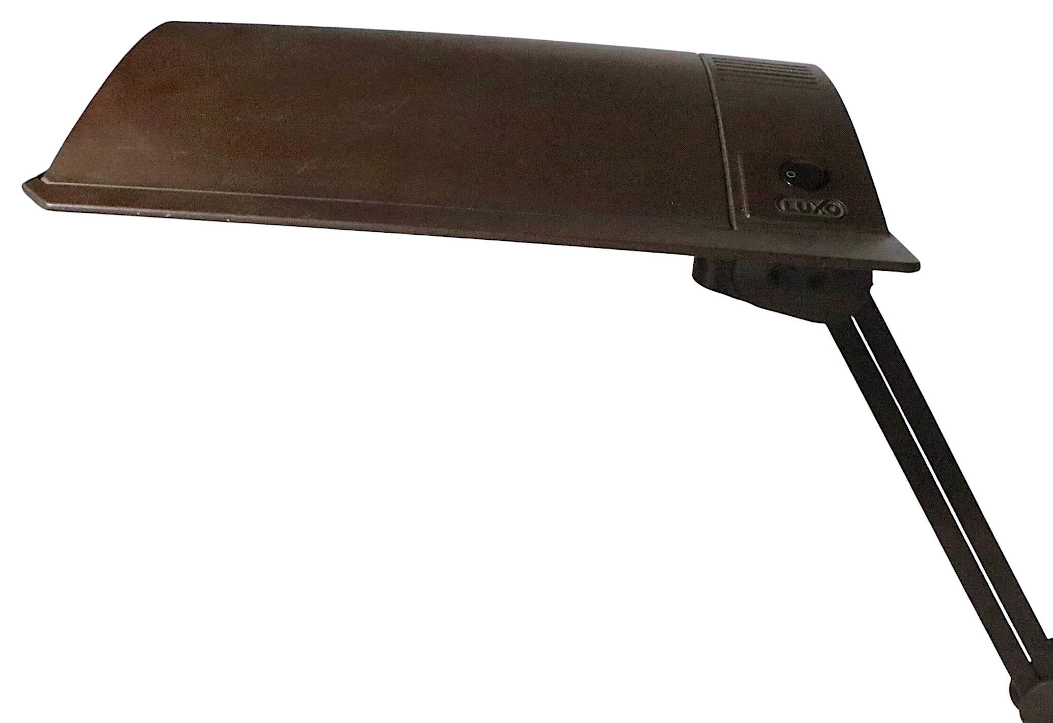 Postmoderne Schreibtischlampe Poise mit verstellbarem Winkel von LUXO um 1970 im Angebot 7