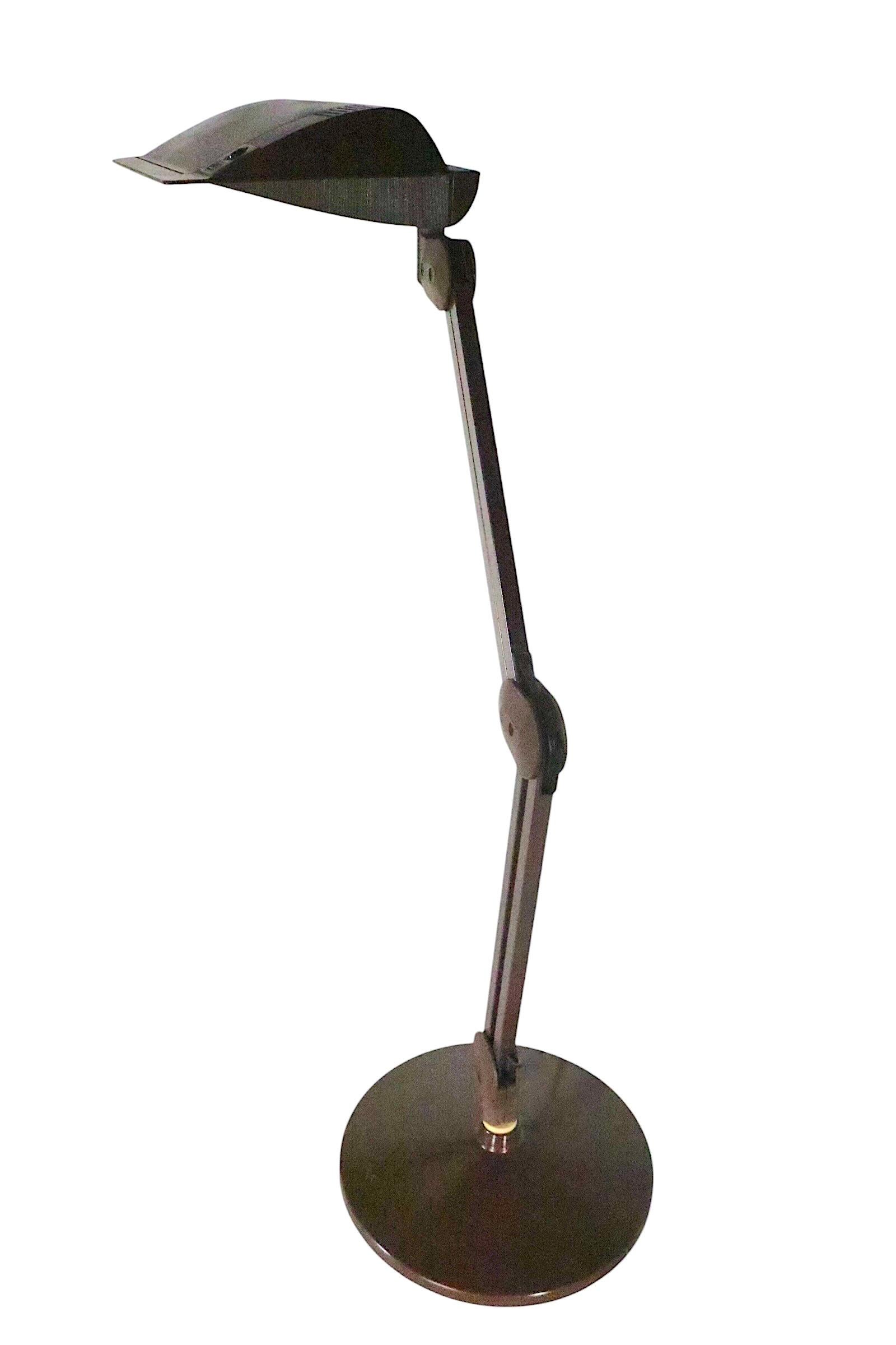 Postmoderne Schreibtischlampe Poise mit verstellbarem Winkel von LUXO um 1970 im Angebot 9