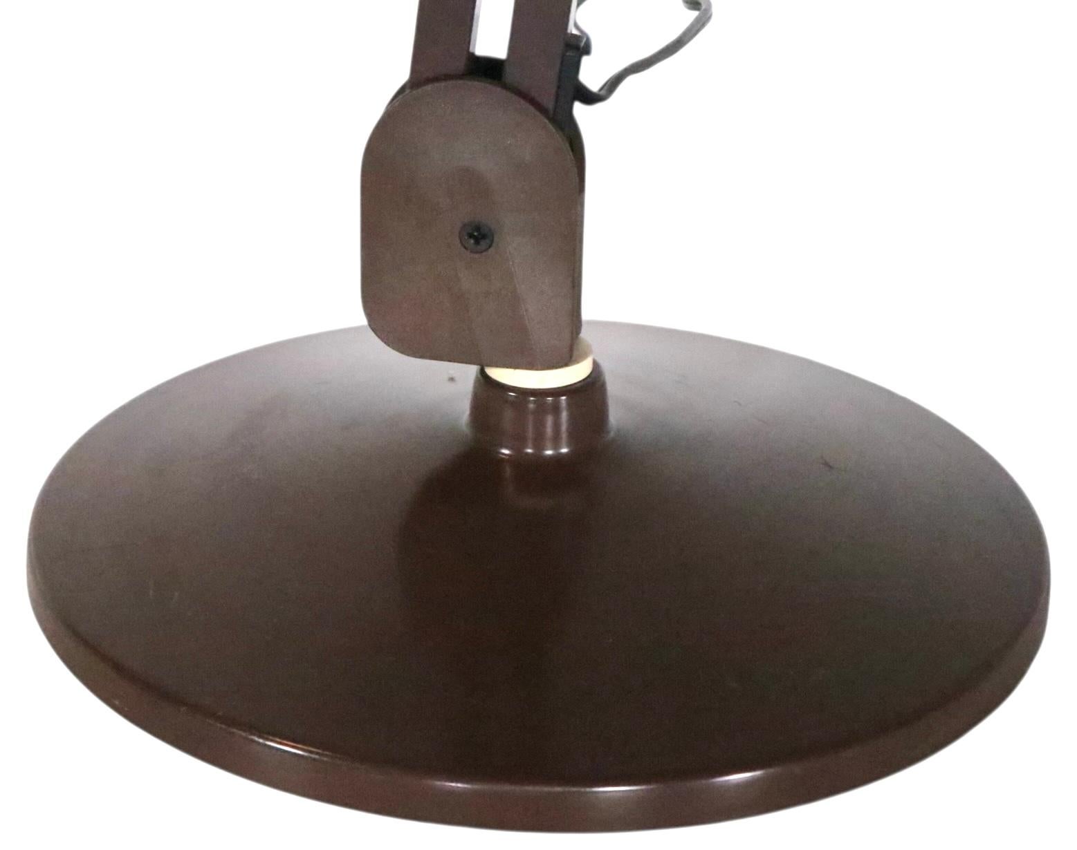 Postmoderne Schreibtischlampe Poise mit verstellbarem Winkel von LUXO um 1970 im Angebot 3