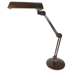 Postmodern Adjustable Angle Poise Desk Lamp by LUXO c 1970's