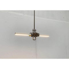 Postmodern Adjustable Ceiling Lamp Lift by Jean-Marc Da Costa, 1980s