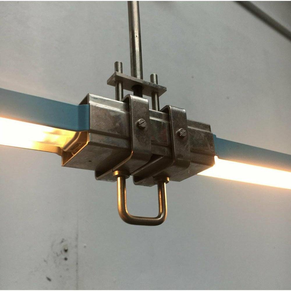 Metallo Lampada da soffitto regolabile postmoderna di Jean-Marc Da Costa, anni '80 in vendita