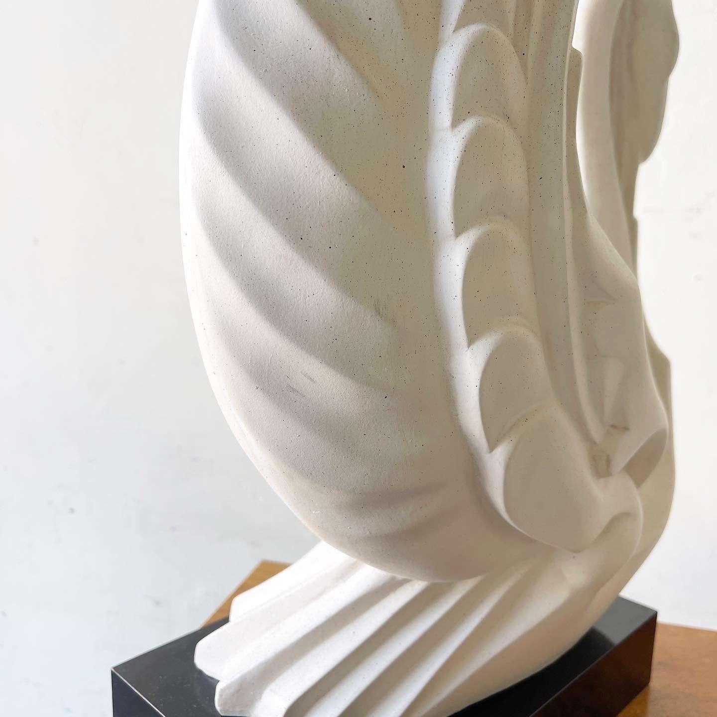 Late 20th Century Postmodern Alexsander Danel Austin Productions Sculpture 'Le Cygne' the Swan For Sale