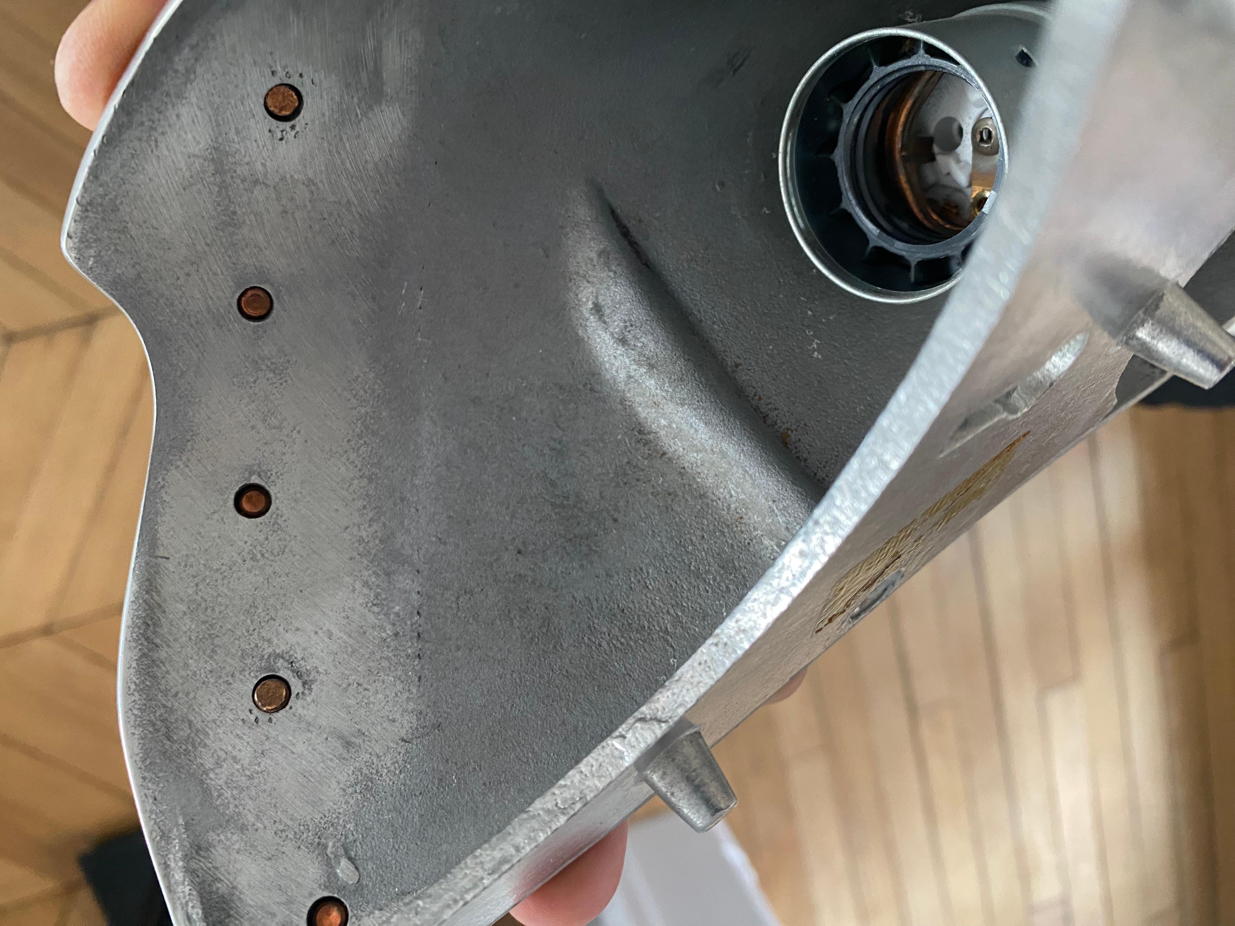 Lámpara posmoderna de aluminio 