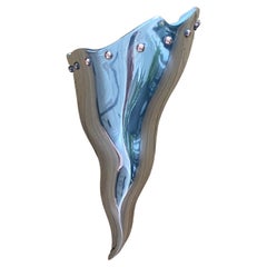 Sconce postmoderne in alluminio "Cyrano" di Bernard Dequet per Lucien Gau, anni '90.