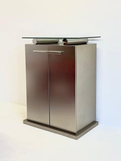 Mobile bar in alluminio in stile postmoderno di belgochrom