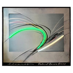 Scatola luminosa al neon Postmodern Alvarez Robert Young