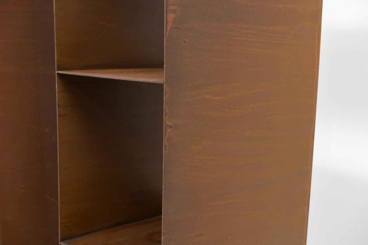 Postmodern Antidesign: Steel bookcases, W. Laubersheimer, for Pentagon 1980s For Sale 4