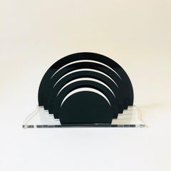 Postmodern Arched Acrylic Paper Organizer
