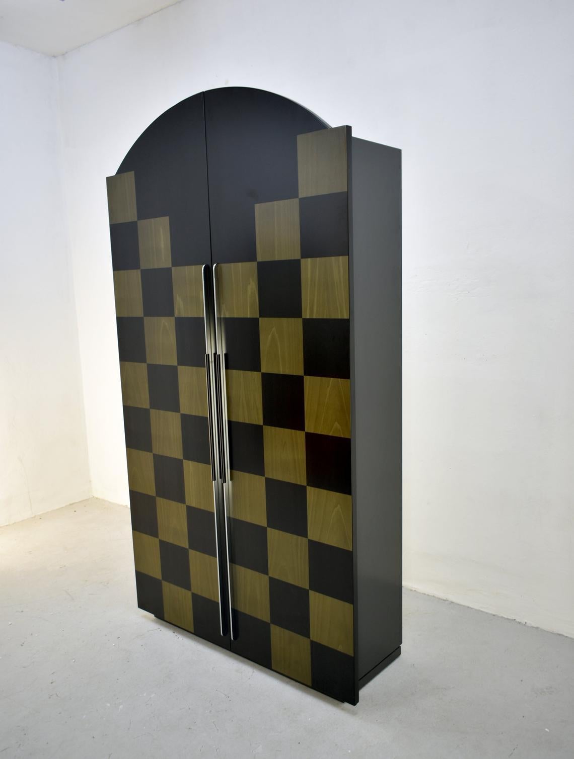 Post-Modern Postmodern Architectural Cabinet 'Cubic' by Peter Maly, Germany, 1980s