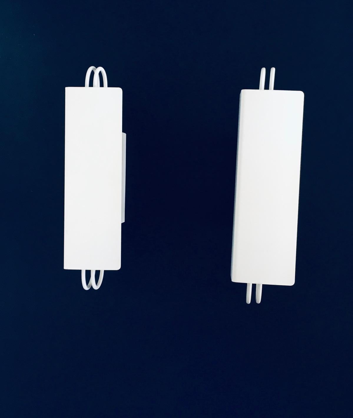 Postmodernes architektonisches Design Wandlampen-Set, Belgien 1980er Jahre im Zustand „Gut“ im Angebot in Oud-Turnhout, VAN