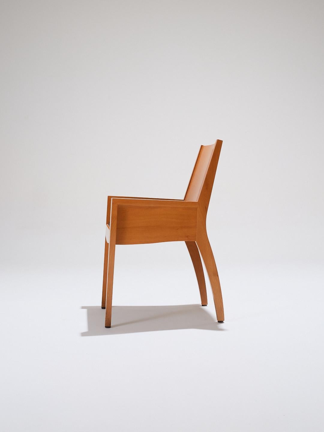 Postmoderne Fauteuil postmoderne, édition XO, Matthew Hilton, années 1980 en vente