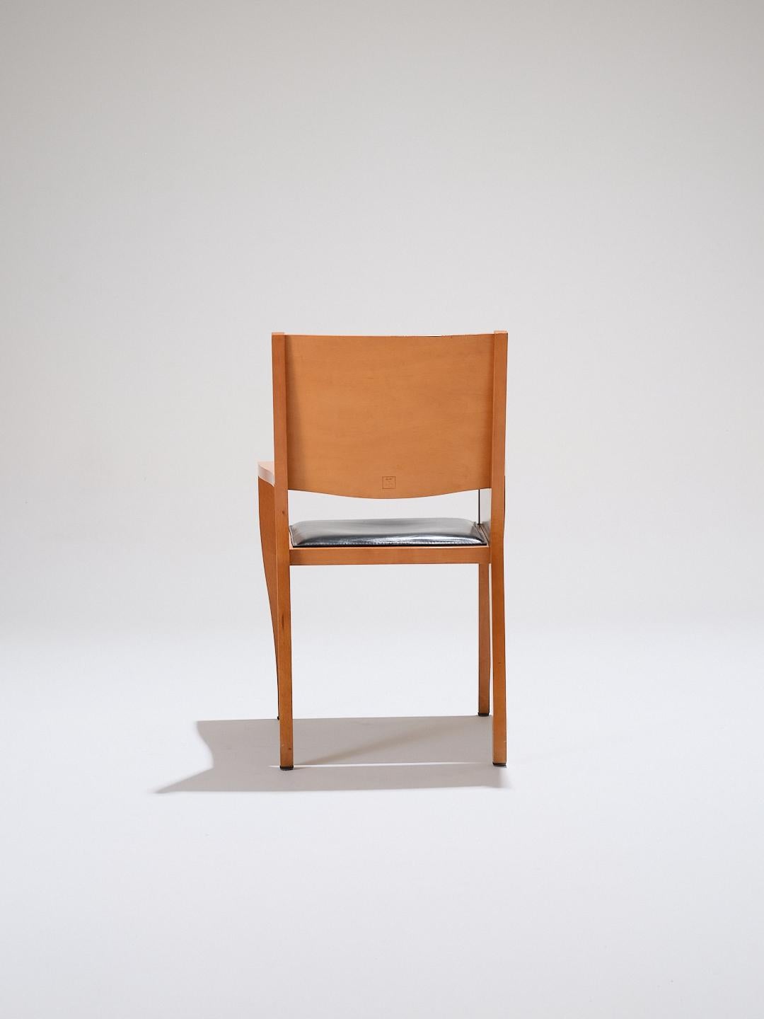 Fauteuil postmoderne, édition XO, Matthew Hilton, années 1980 Bon état - En vente à PARIS, FR