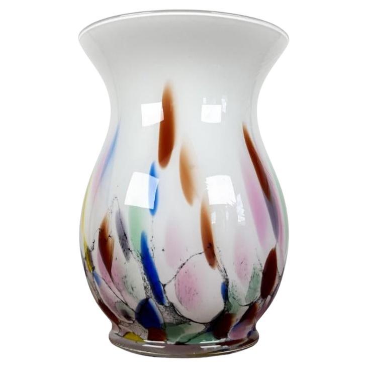 Vase en verre d'art postmoderne de Hans Jürgen Richartz, années 1980