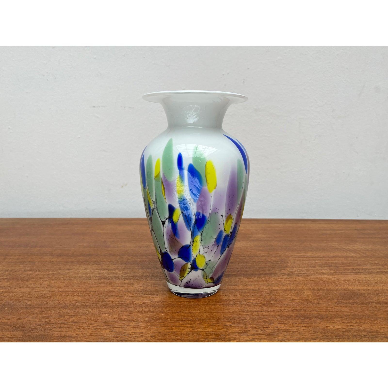 Vase en verre d'art postmoderne par Hans Jürgen Richartz pour Richartz Art Collection en vente 4