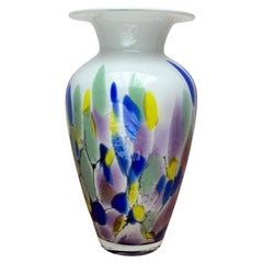 Vase en verre d'art postmoderne par Hans Jürgen Richartz pour Richartz Art Collection