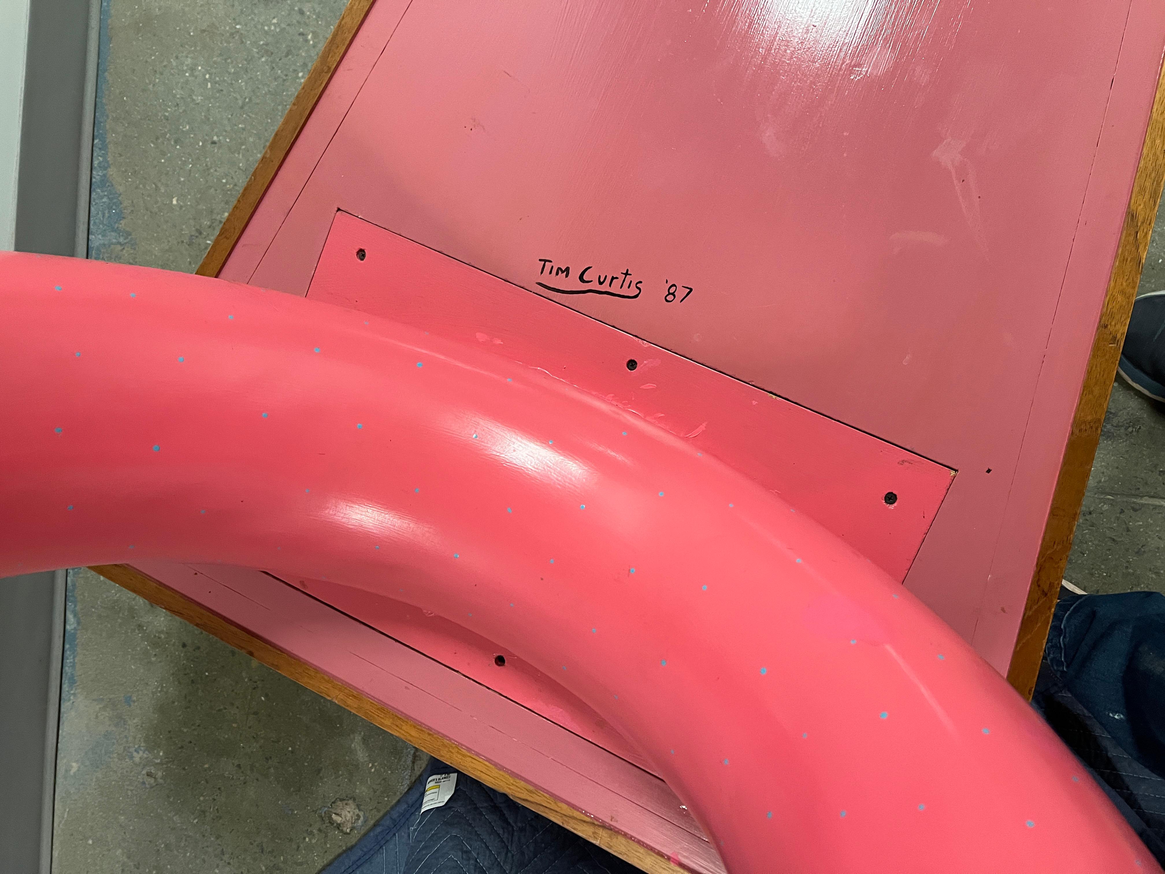 Postmodern Artisan Made Desk by Timothy Curtis, D. 1987 5