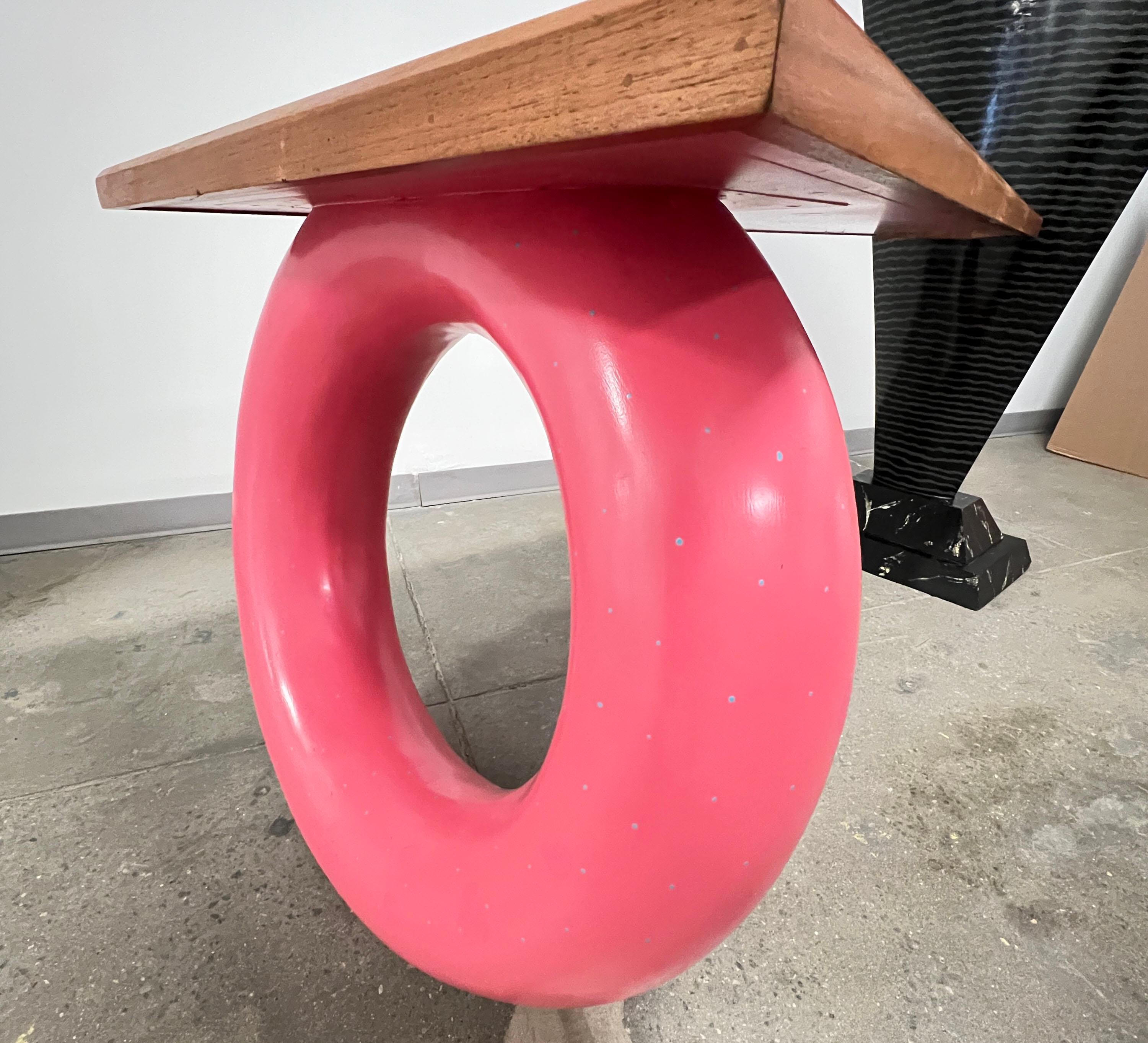 Post-Modern Postmodern Artisan Made Desk by Timothy Curtis, D. 1987