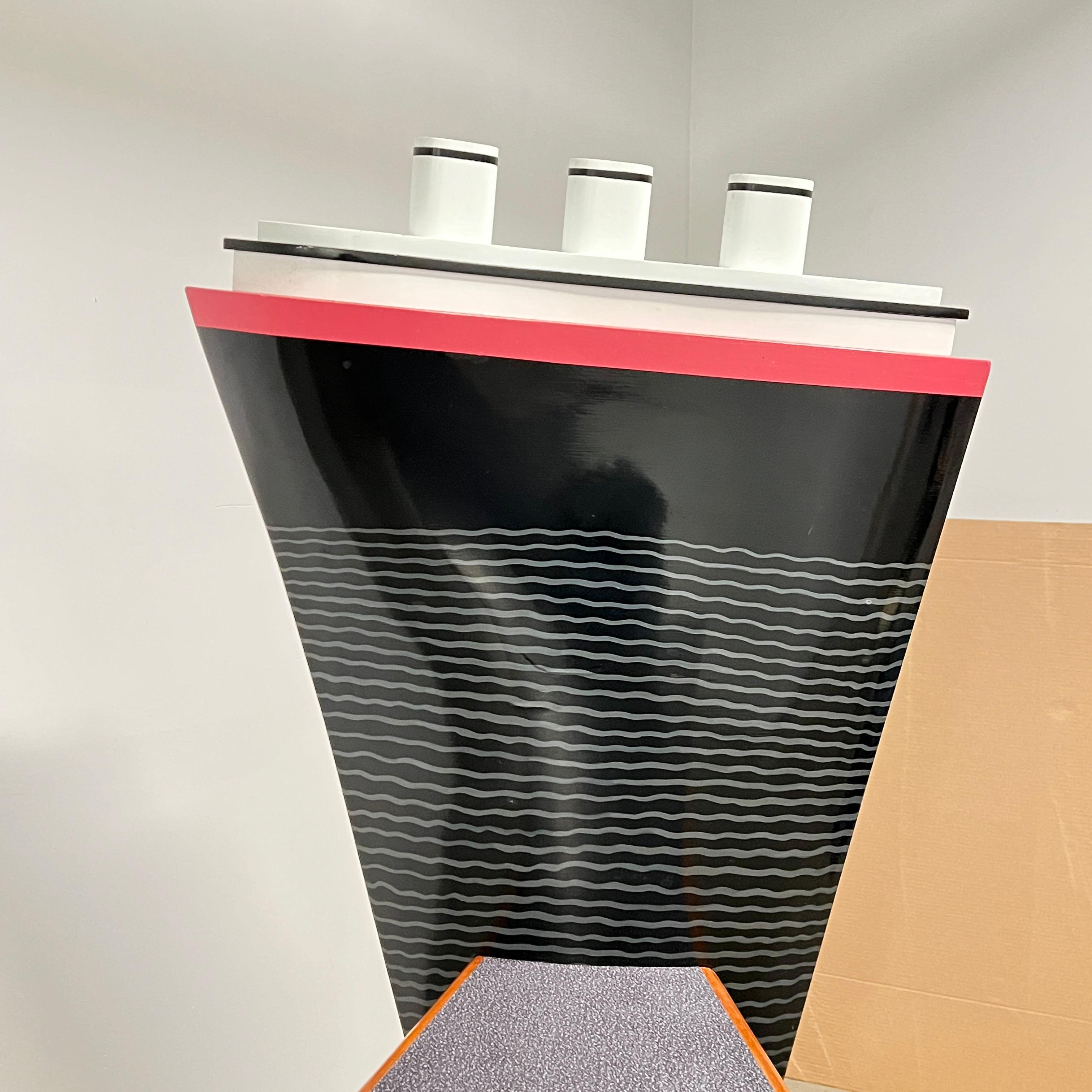 Postmodern Artisan Made Desk by Timothy Curtis, D. 1987 1