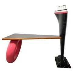 Postmodern Artisan Made Desk by Timothy Curtis, D. 1987