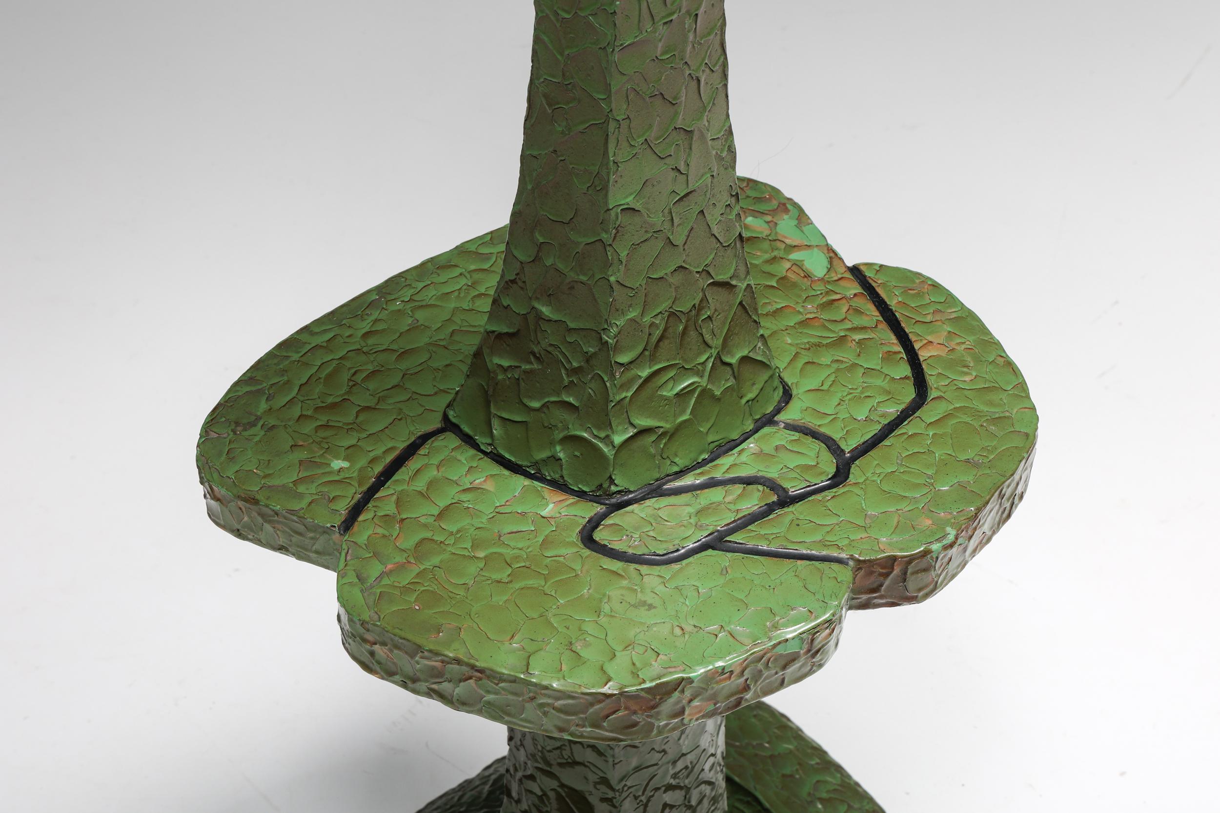 Mid-20th Century Postmodern Artists Floor Lamp, Italian Design, Wabi-Sabi Inspired, 1950's