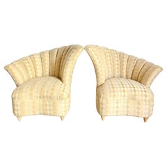 Sedie da salotto postmoderne a conchiglia ascendente - Una coppia