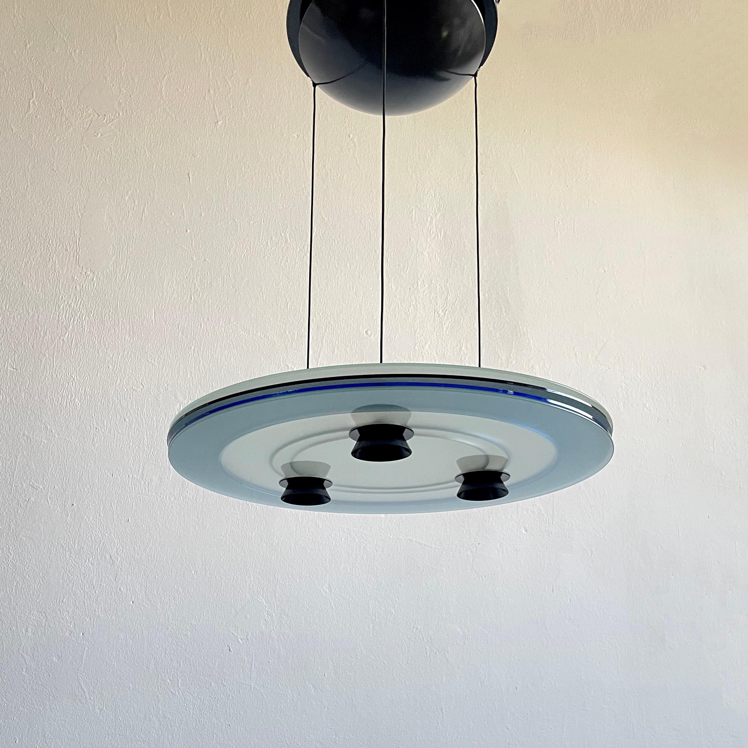 Postmoderne Lampe halogène à suspension postmoderne 