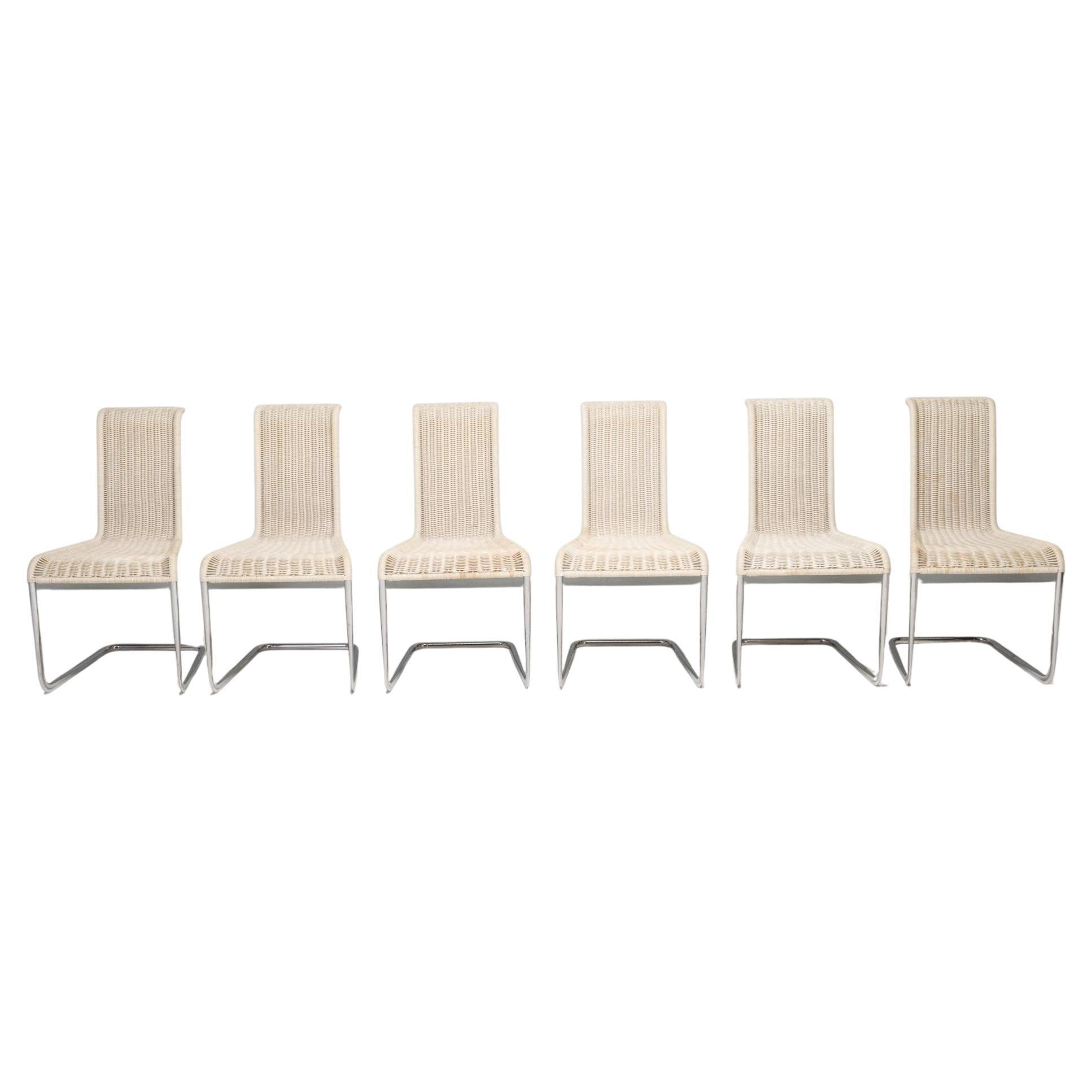 Postmodern Axel Brüchhauser for Tecta B20 Dining Chairs, Set of Six, 1980s For Sale