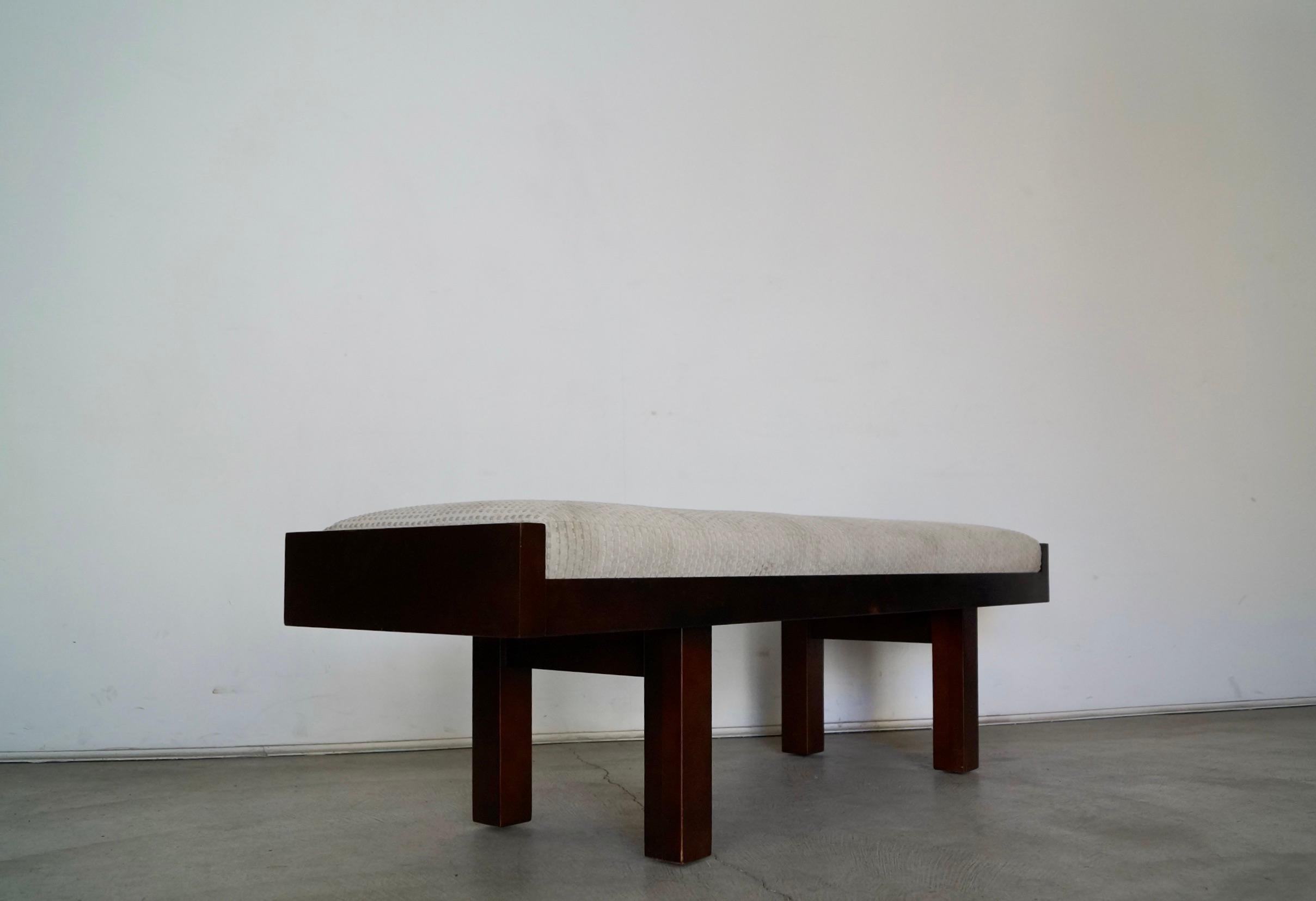 Postmodern Baker Furniture Bench 3