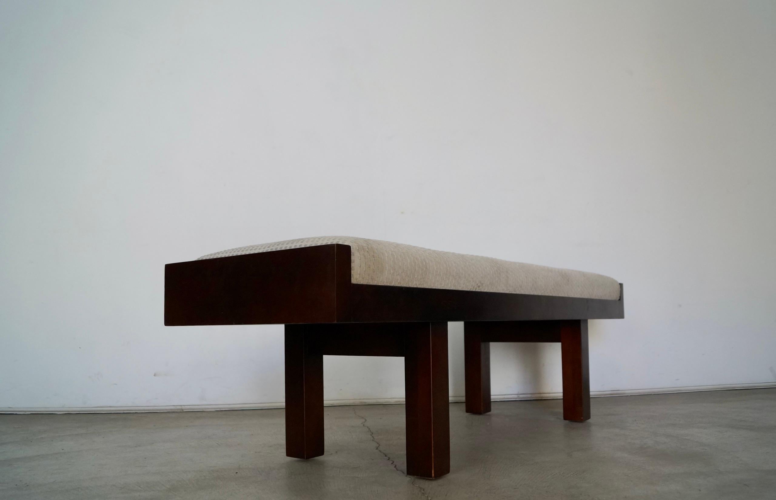 Postmodern Baker Furniture Bench 4