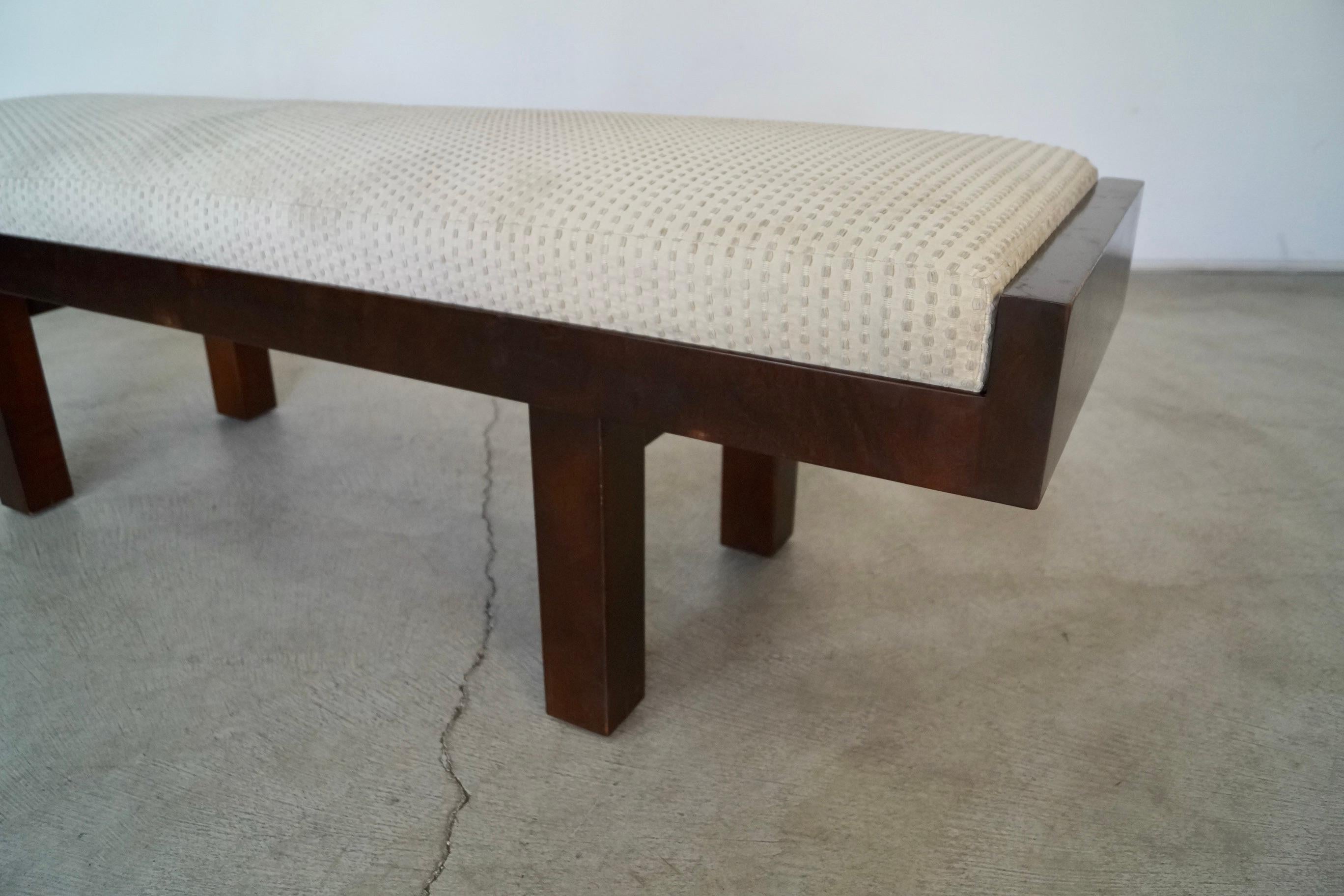 Postmodern Baker Furniture Bench 8
