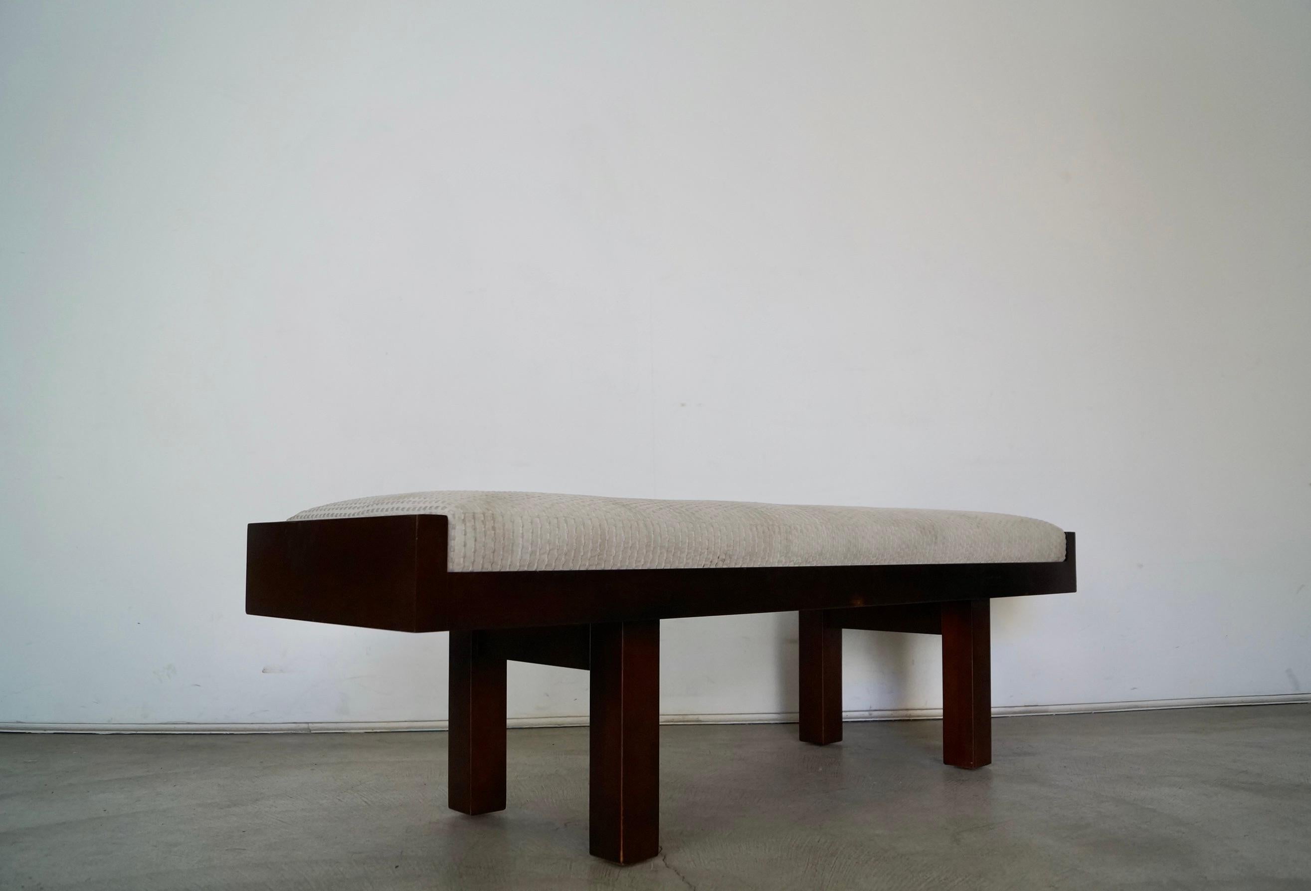 Postmodern Baker Furniture Bench 1